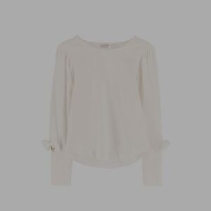 Elegant Cream Long Sleeve Kids Tee